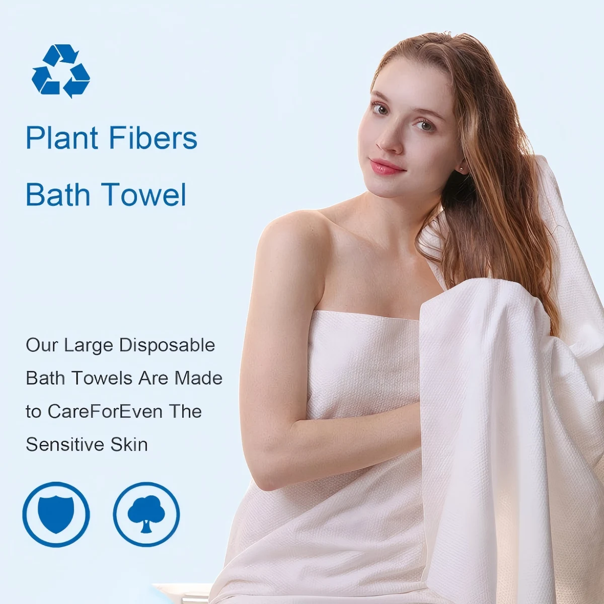 1 Pack Disposable Bath Towel Compressed Towel Ultra Soft Large Pet Towels Gym Towel Barber Towel Individually Packed,55