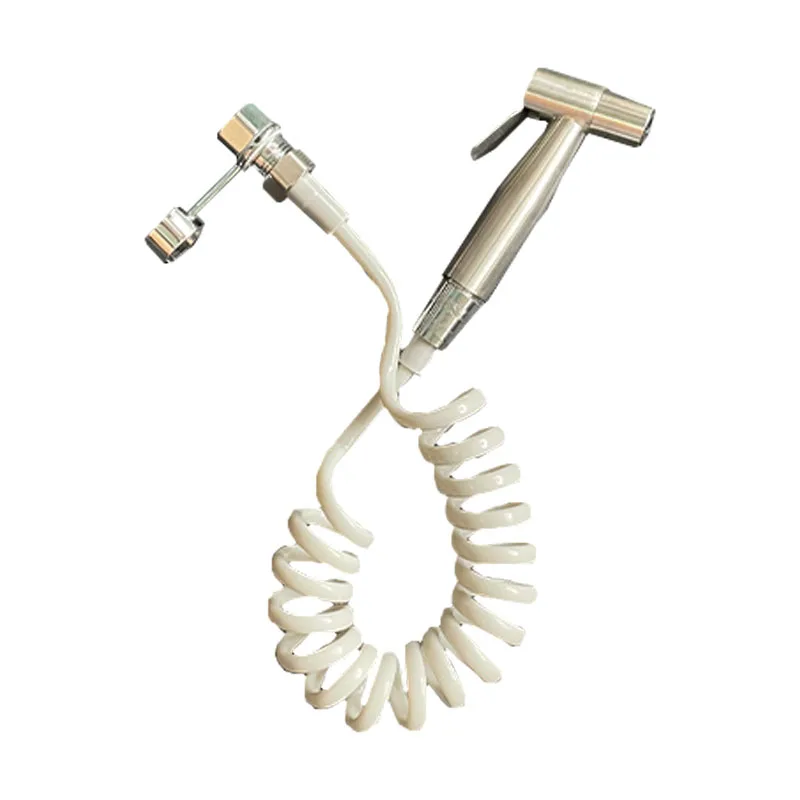 Handheld wash Bidet Spraver Set 304 Stainless SteeSpray Gun Shower Pressurizing Handheld Toilet spray gun shower Self Cleaning