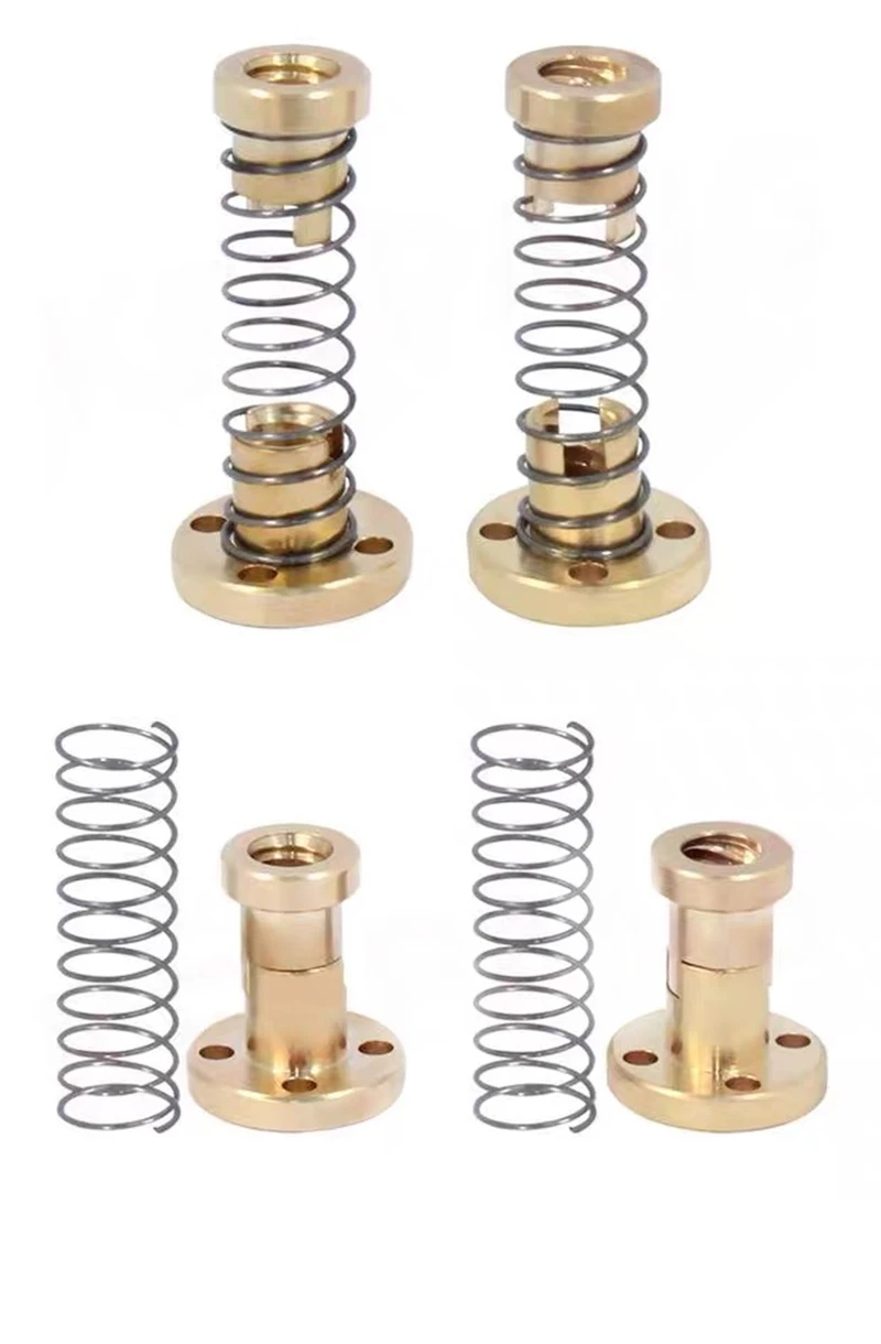 T8 Anti-Spiel-Leitspindel Messing/POM Federmutter Eliminierung Spaltleitung 2 mm/4 mm/8 mm für CNC 3D-Druckerteile Ender 3 CR10/Tornado – Detail 5