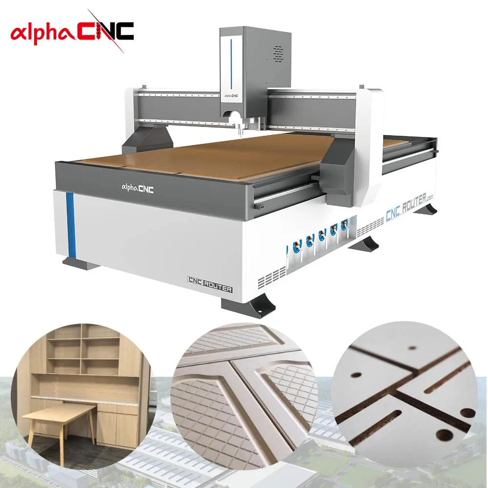 Big Discount Cheap 3 Axis CNC Wood Router Machine High Precision Heavy Duty CNC Routers Madera Furniture Making MDF