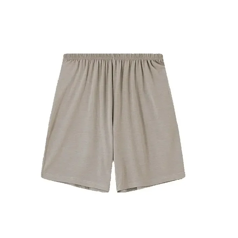 Homens calças curtas cor sólida modal calças de sono masculino pijamas calças sleep bottoms pijamas para meninos jovens pijamas hombre