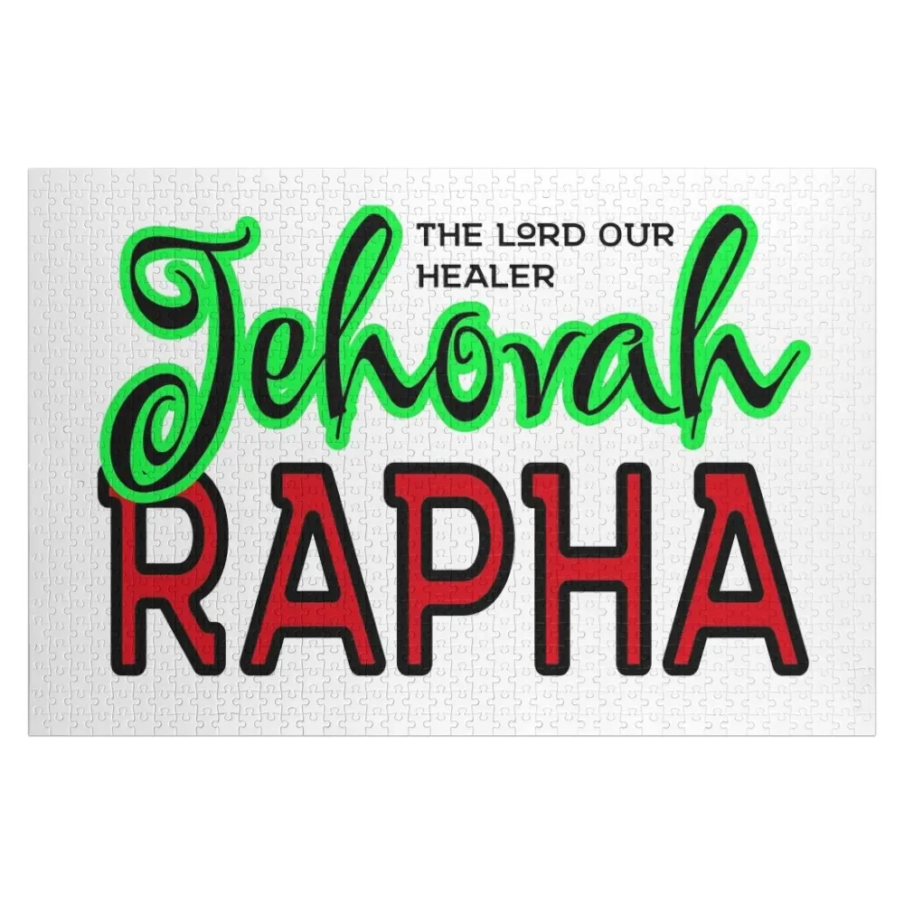 

Jehovah Rapha Names Of God Jigsaw Puzzle Custom Photo Personalized Baby Toy Custom Wood Toddler Toys Puzzle