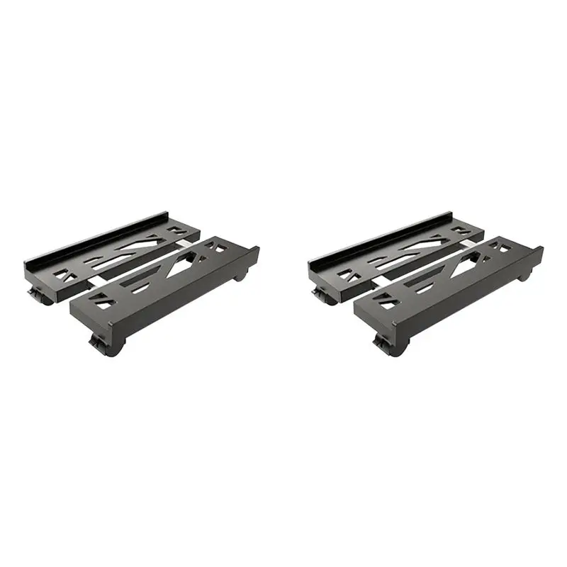 Y74A-2X 調節可能なモバイルCPUスタンド、通気性のあるコンピュータータワースタンド、4つのキャスターホイール付きPCタワースタンド、デスク下ホルダー