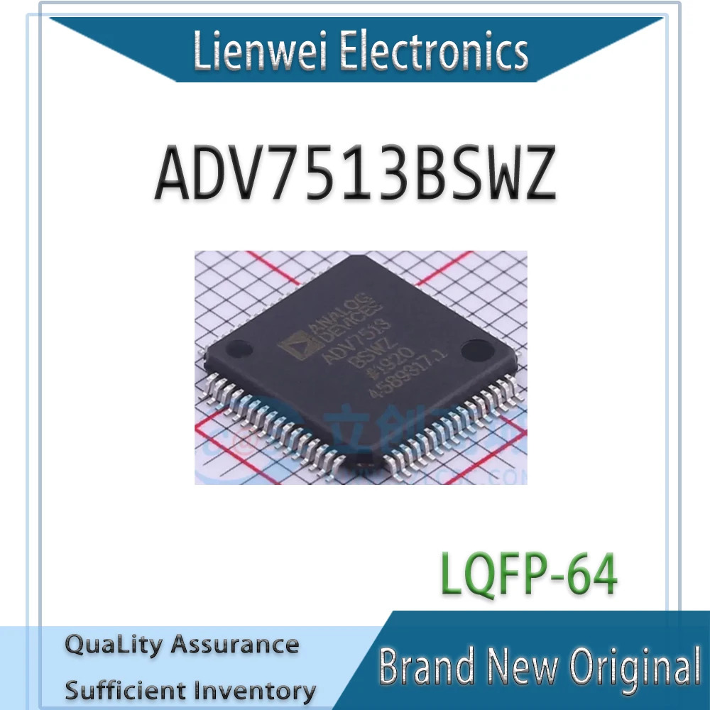 

100% New Original ADV7513 ADV7513BSWZ IC Chipset LQFP-64