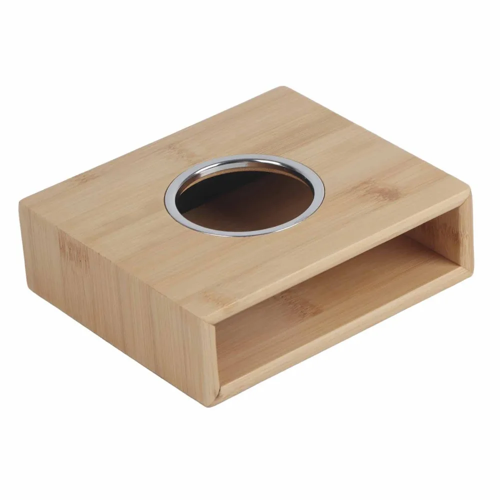 Bamboo Material Teapot Heating Warmer Heat Retention Candle Lit Tea Warmer Base Household Size Teapot Warmer Set Tea Accessory
