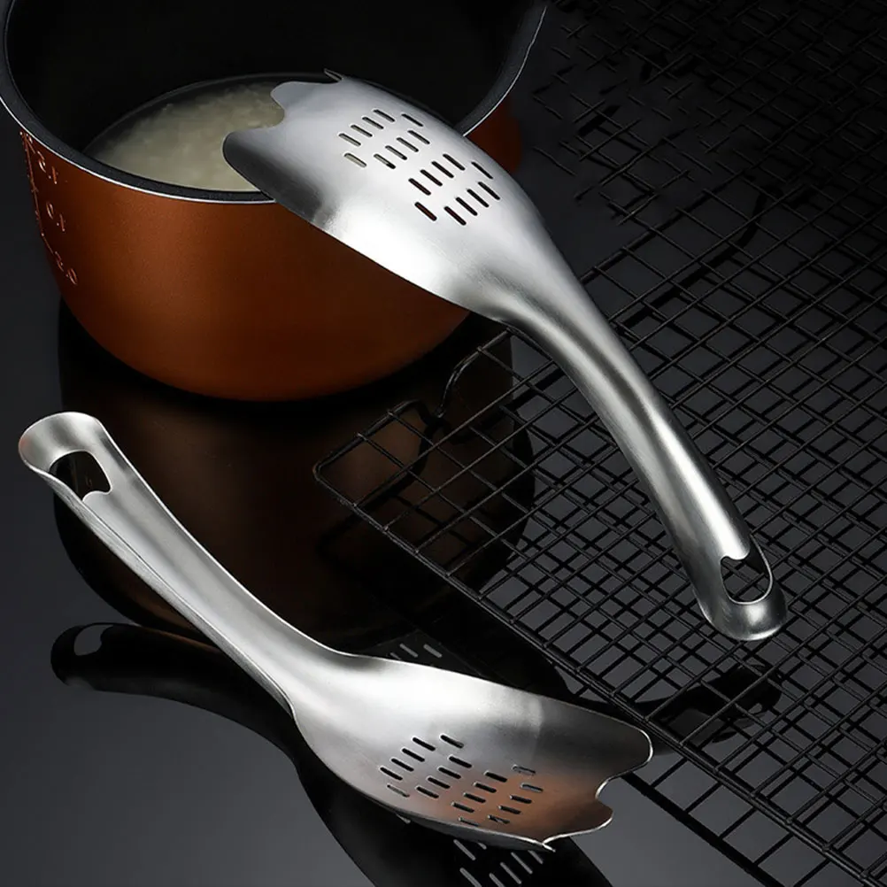 

Stainless Steel Rice Washer Wear Resistant Drain Spoon Compact Strainer Reusable Rinser Kitchen Accessory Daily Use Pan