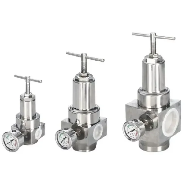 China Factory FRL Parts High Pressure Stainless Steel air Regulator SS-QTYH air Source Treatment for Compressed air