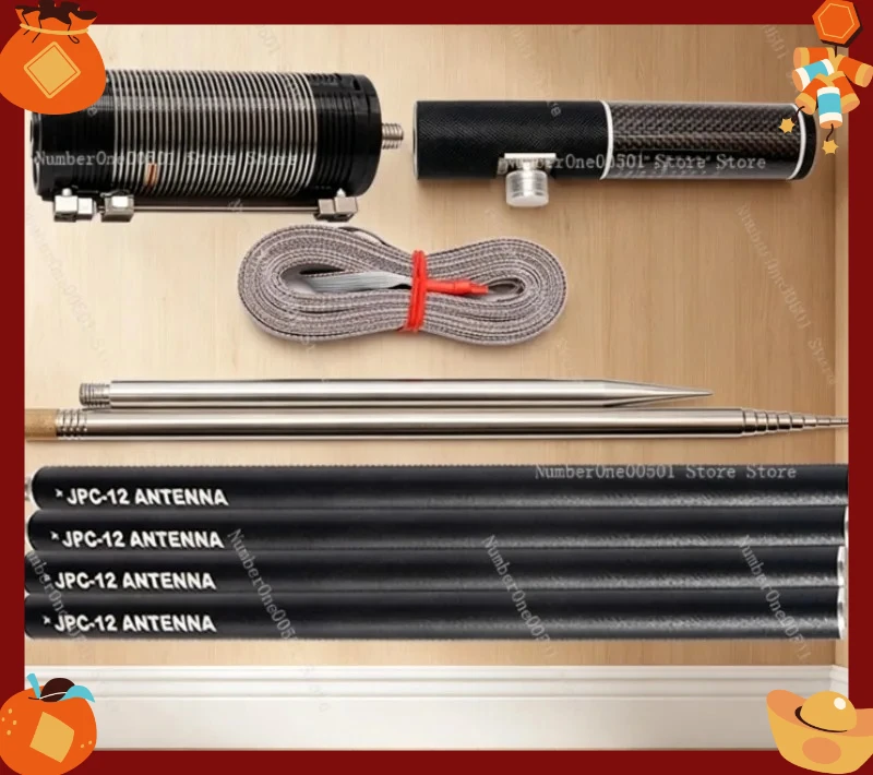 

pac-12 Portable HF Antenna JPC-12 Multi Band GP Antenna for Field Balcony Station 7 50MHz 100W