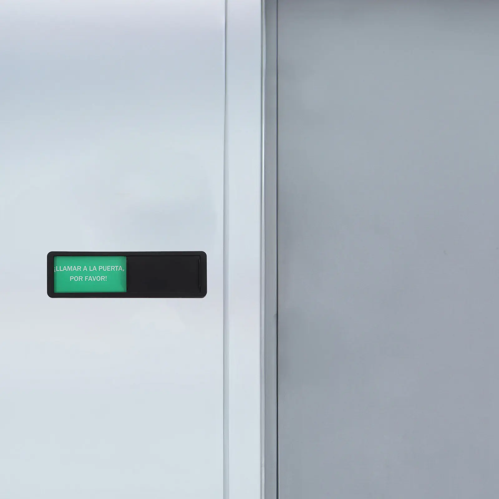 Multi-Functional Sliding Door Sign Black Switch Indicator for Conference Room Office Hotel Meeting in Progress Do Not