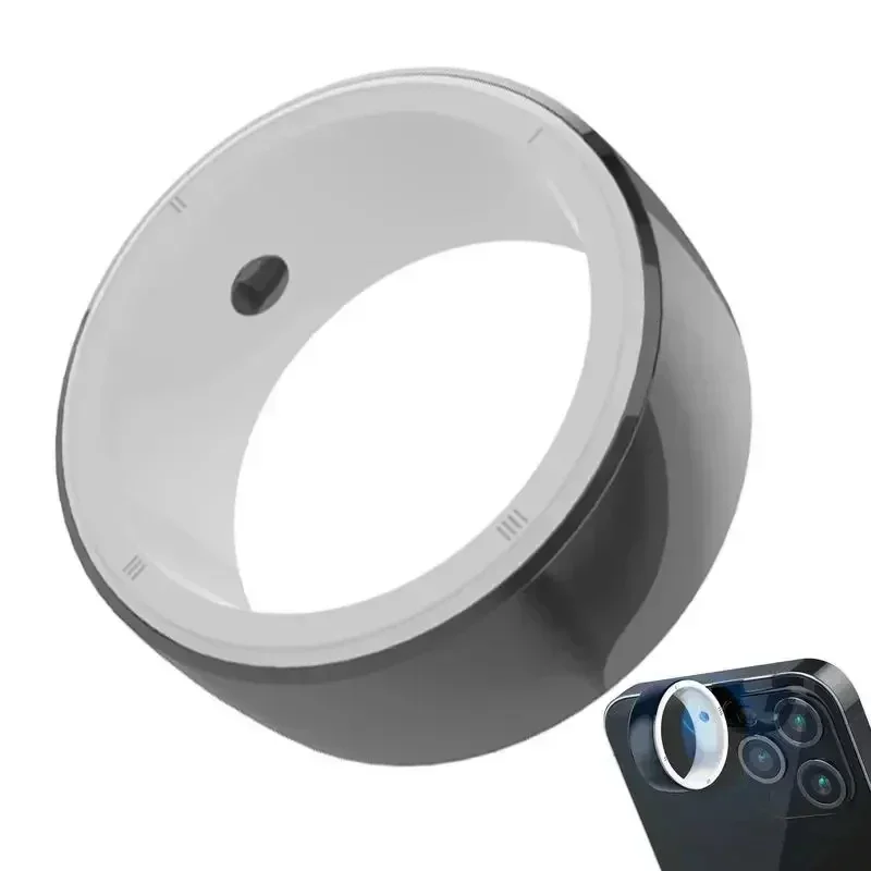 New RFID Ring Smart Ring 128GB NFC Wireless Disk Sharing For Smartphone R5 Smart Ring With Build-in 6 RFID Cards 2 Health Stones