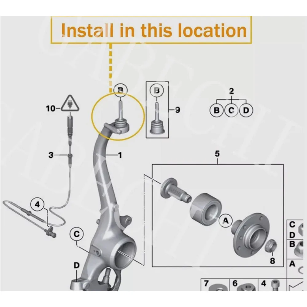 FOR Phantom Front Suspension Control Bent Arm Bushing Kit 31120409267