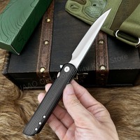 Hot 3810 Pocket Folding Knife 8CR13MOV Blade G10 Handle Survival Portable Defense Knife EDC Camping Knife Outdoor Utility Knife