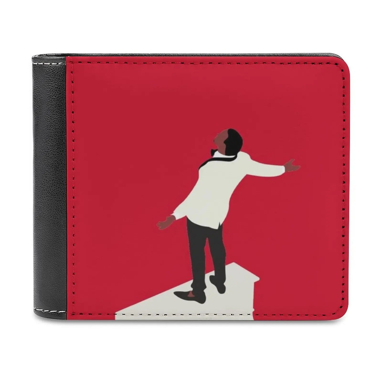 Kanye Runaway Piano Design Leather Wallet Men'S Wallet Diy Personalized Purse Father'S Day Gift Kanye Ye Kanye West West Piano