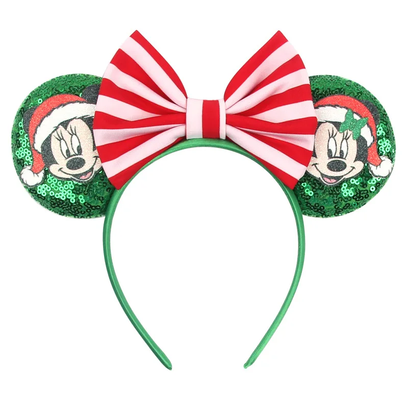 

Disney Christmas hair accessories, holiday parties, Mickey headbands, amusement park decorations, headwear