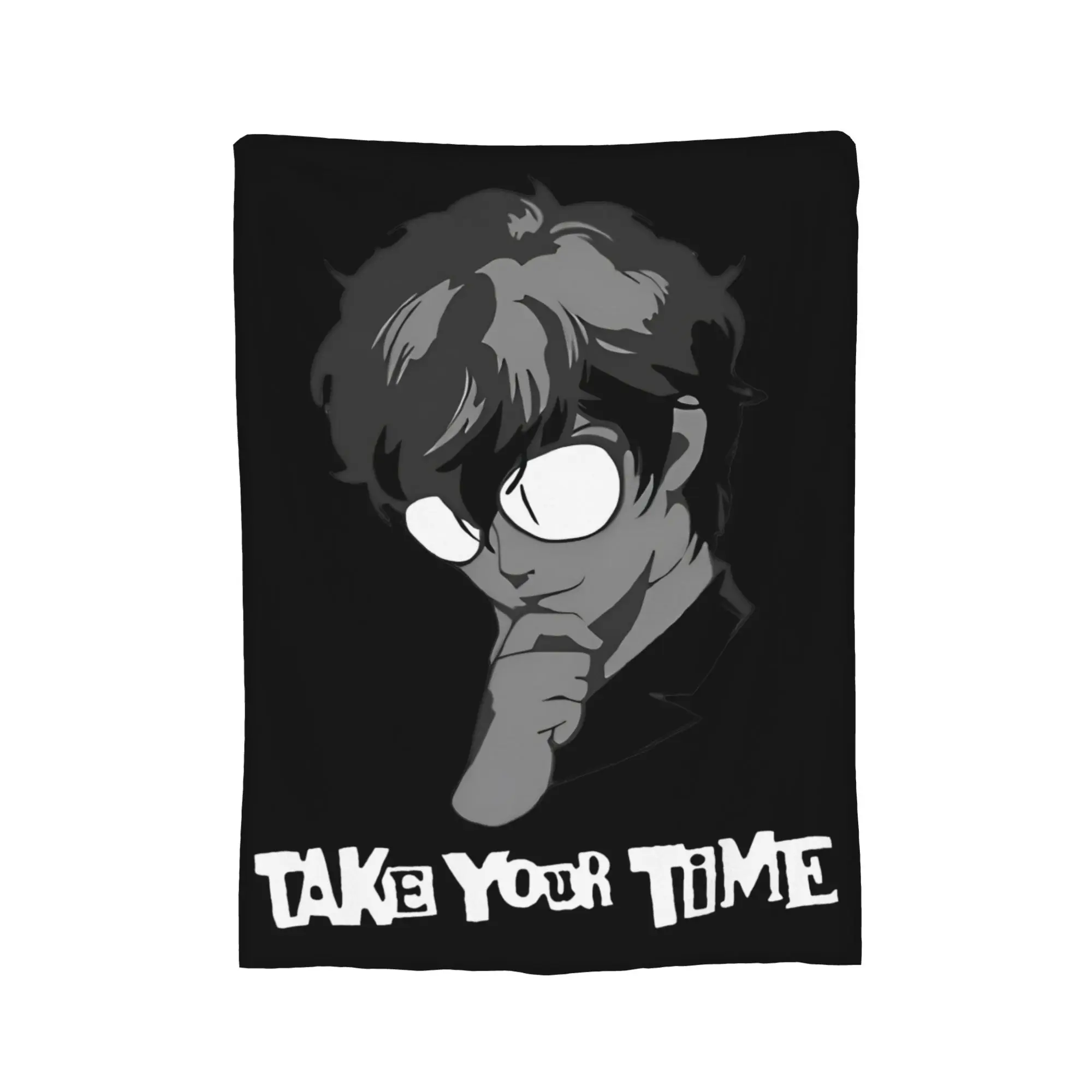 Persona 5 Joker Plush Blankets  Vintage Throw Blankets for Home Hotel Sofa  150*125cm Bedspread