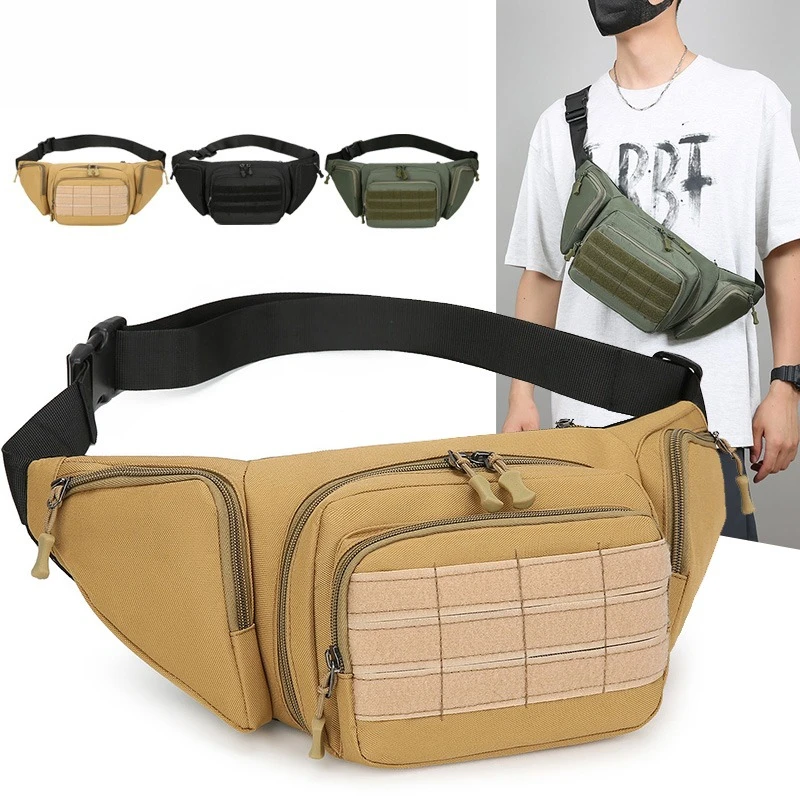 Tactical Waist Pack Outdoor Hiking Waist Bag Sports Functional Bag Cycling Bag Bum Bag Multi-functional Tool Shoulder