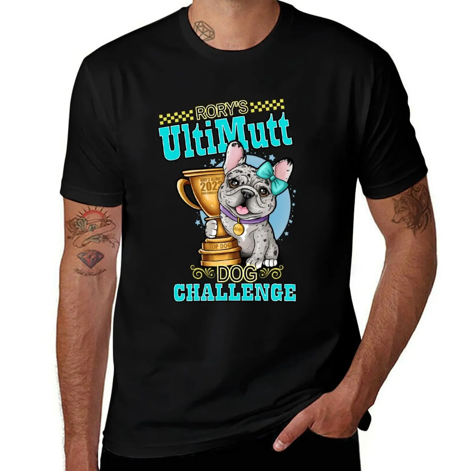 

Rory's UltiMutt Dog Challenge T-Shirt rapper graphic tees man clothes tees oversizeds mens clothes