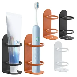 Wall-Mounted Electric Toothbrush Holder Holder Punch-free Razor Holder Storage Shelf Toothbrush Organizer Bathroom Accessories