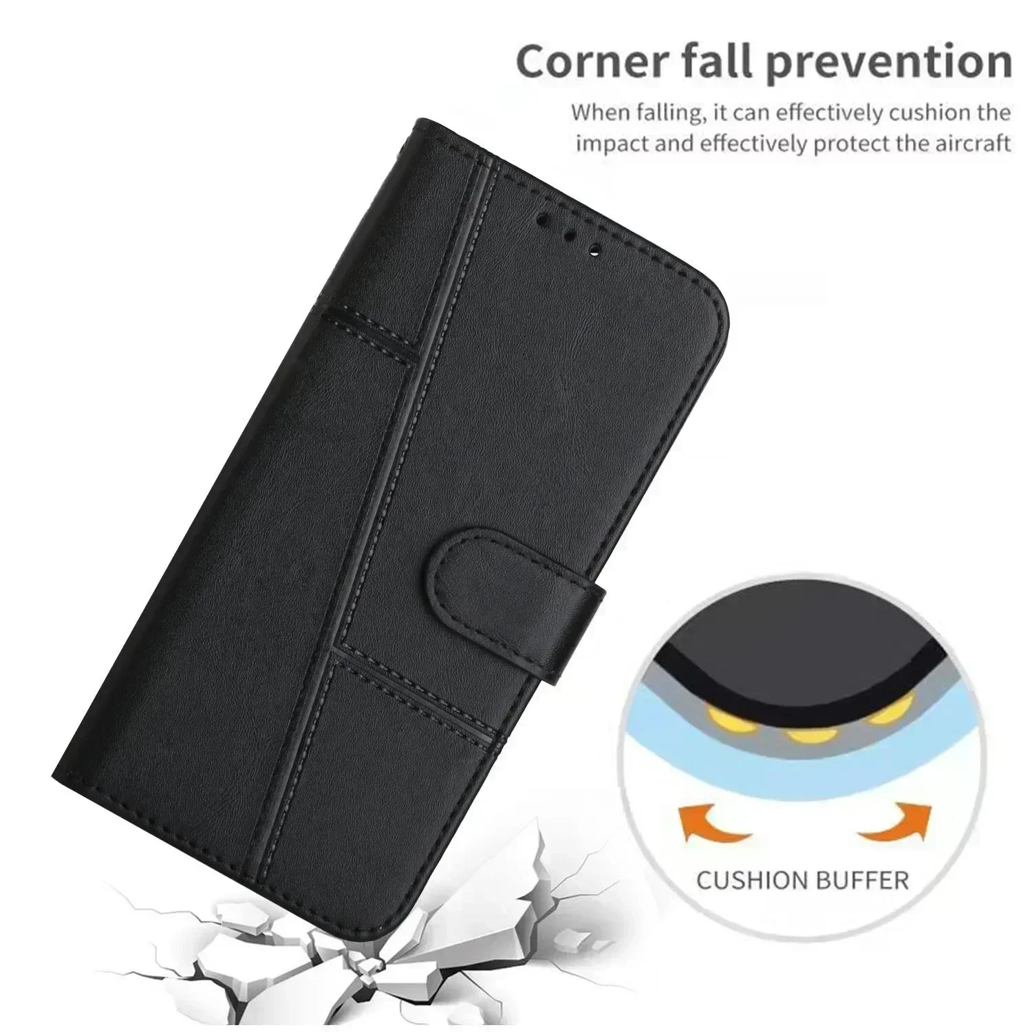 Funda con tapa tipo billetera con tarjetero para Tecno Spark 20 Pro Plus 20C 10 5G 10C 8 Pro 8C 8T 8P 6 Go Smart 8, funda trasera de cuero para teléfono