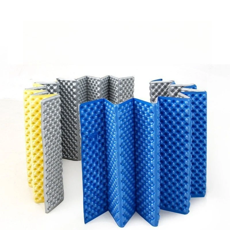 

Outdoor single aluminum film egg trough folding moisture-proof pad camping thickened floor mat nap pad tent