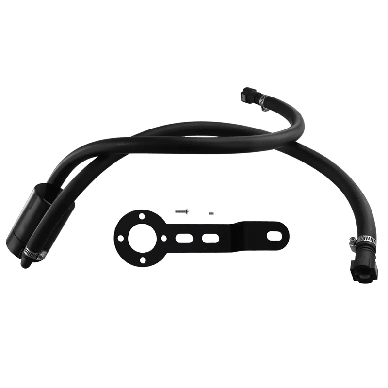 

A20K-For Chevy Silverado 1500 5.3L J&L Oil Separator 3.0 Driver Side Black 2014-2018