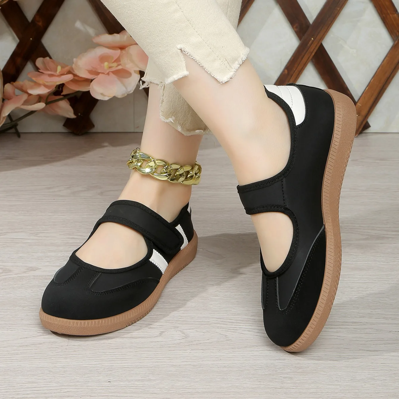 Classic Women's Casual Ballet Flats Versatile Soft Sole Shoes_voghion.com
