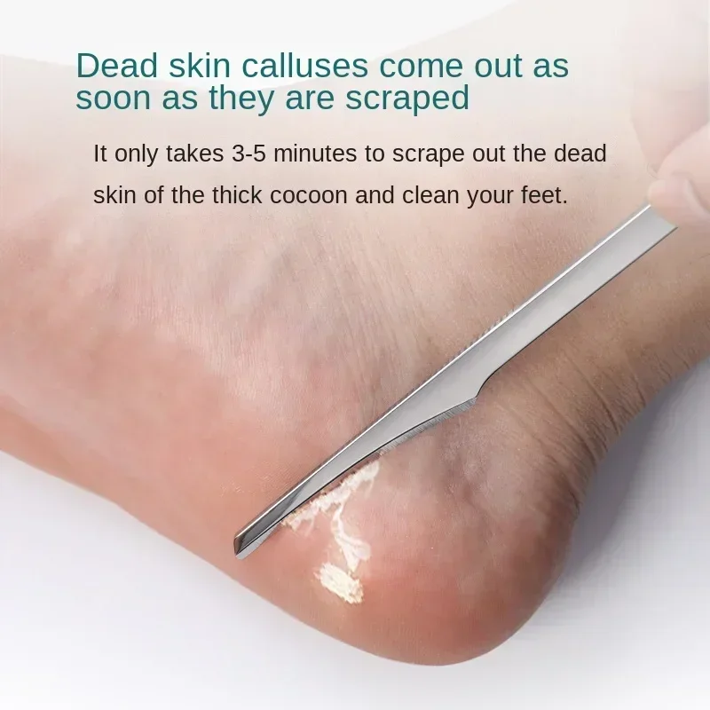 High Quality Foot Scraper Toe Nail Dead Skin Remover Feet Pedicure Knife Heel Scraper File Manicure Accessories Foot Care Tools