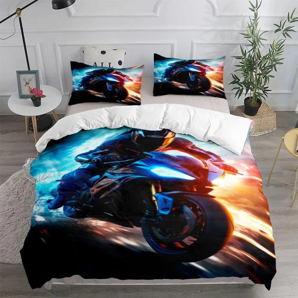 

One Man Drive Duvet Cover Set UK Single Double King US Twin Full Queen Size Anime Bed Linen Set