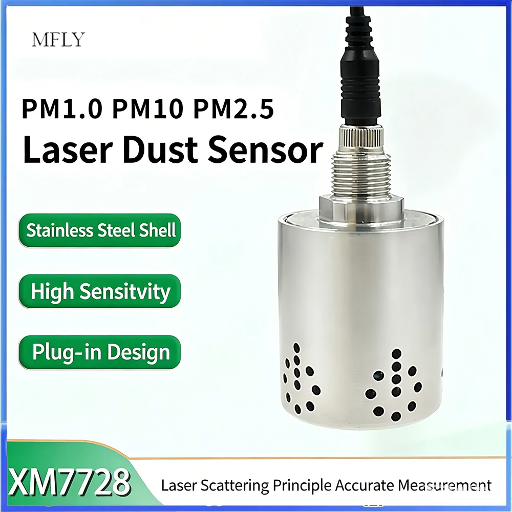 Three-in-One Laser Dust Particle Sensor Air Quality Concentration Detector PM1.0 PM2.5 PM10