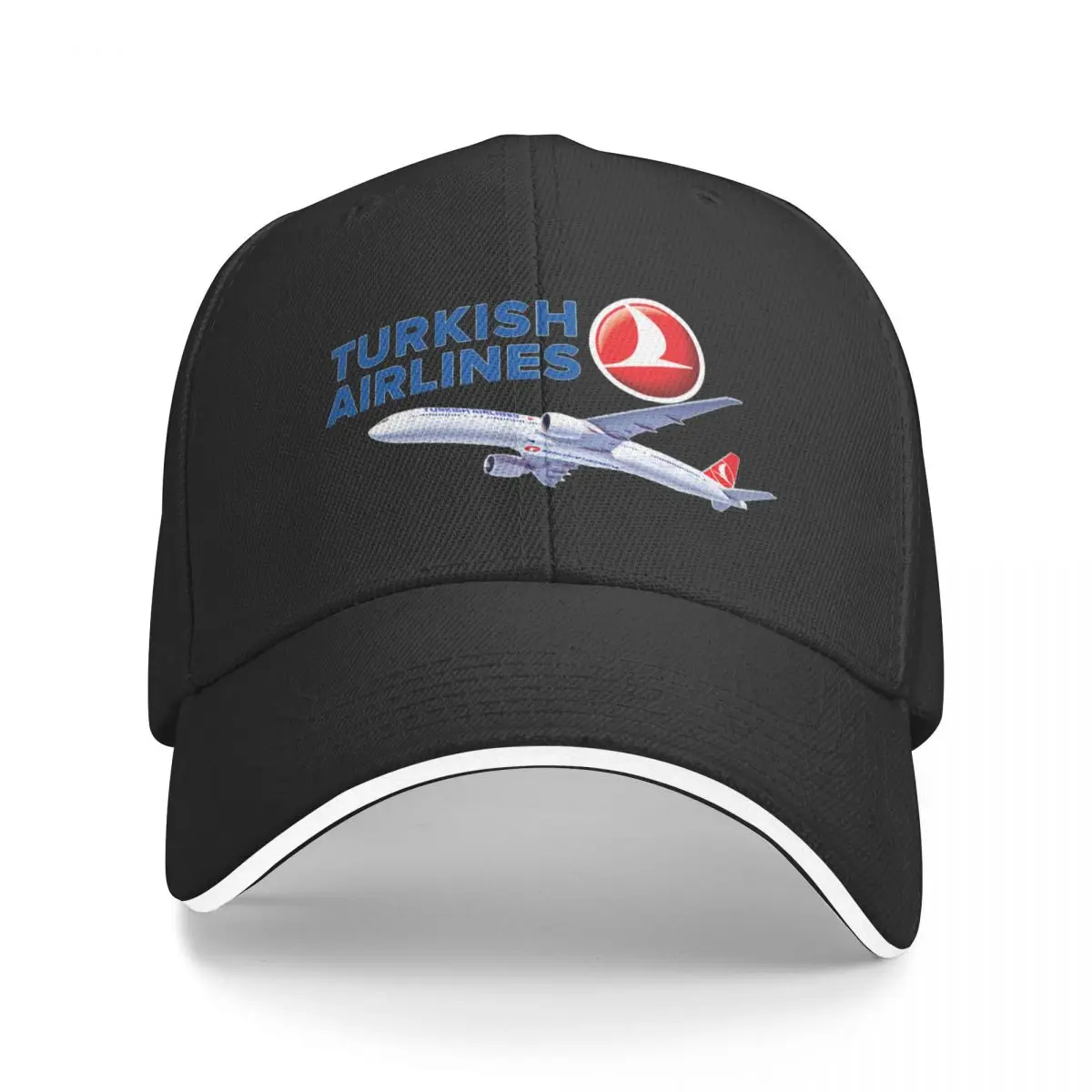 

Turkish Airlines New Design Baseball Cap fishing hat Big Size Hat For Women Men's