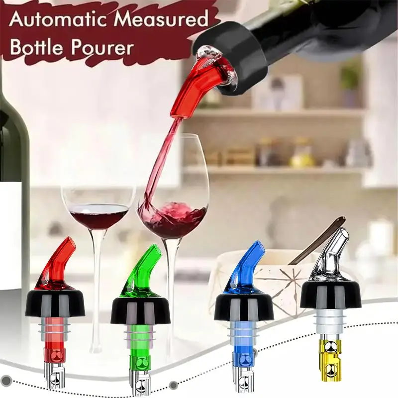 30ml/45ml Wine Pourer Automatic Measured Bottle Pourer Quick Spirit Measure Pourer Drink Wine Cocktail Dispenser Home Bar Tool