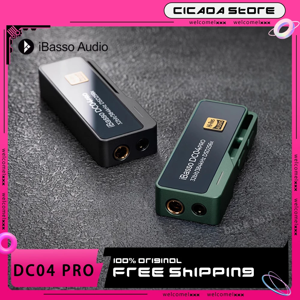 iBasso DC04 Pro Lossless Decoder Hi-Res Portable HIFI Headphone Audio Amplifier Custom Decoder PCM384 DSD256 Dual CS43131 DAC