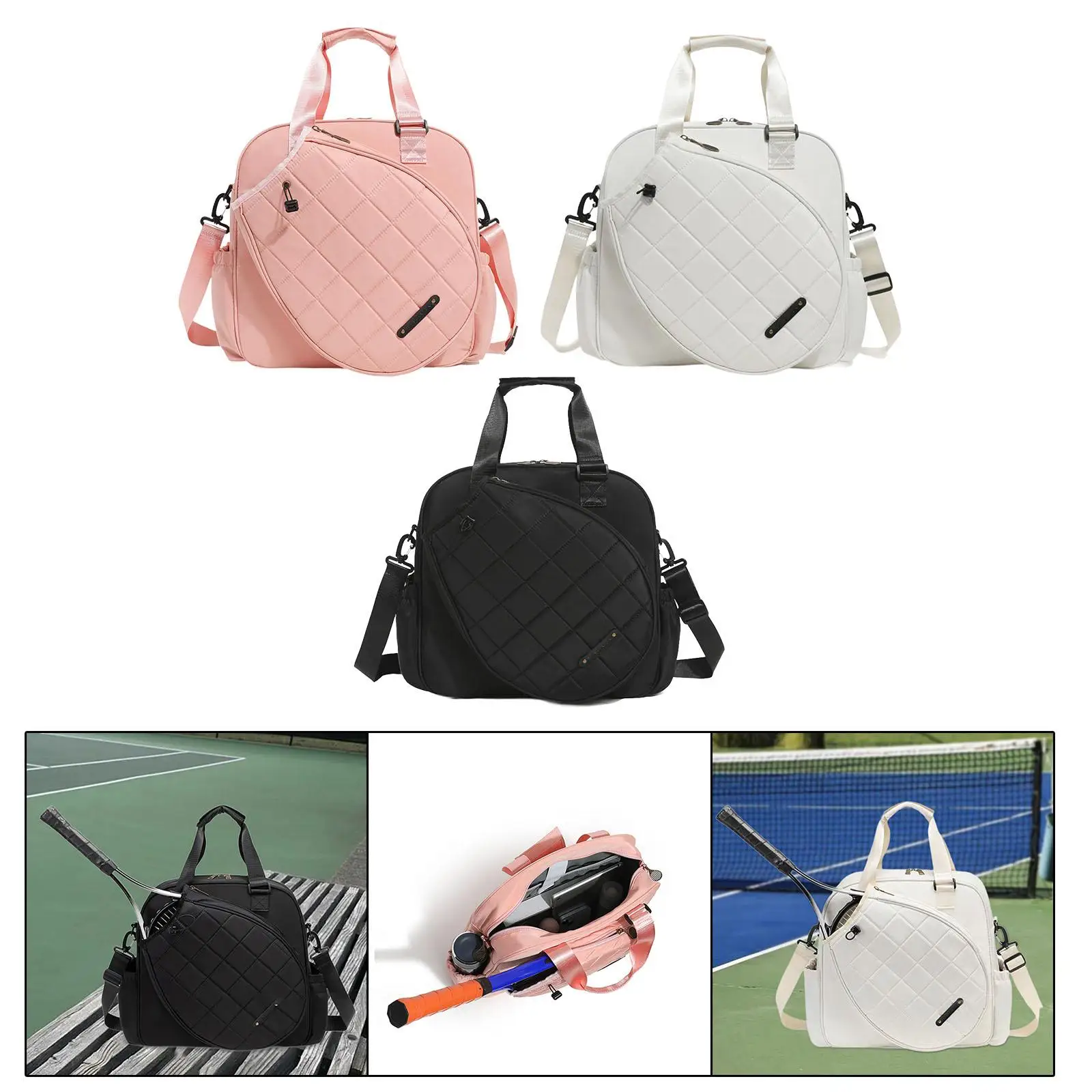 Tennis Crossbody Tas Tennisrackettas voor Pickleball Racket