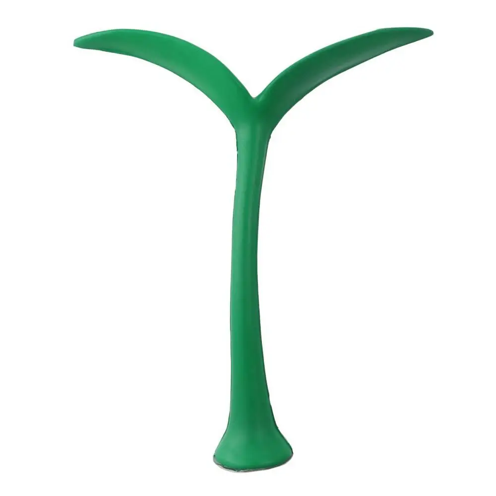 

Green Grass Bean Sprout 3D Car Roof Decoration Green Soft PU Foam Material 3D Car Sticker about 20*4cm Car Exterior Accessory