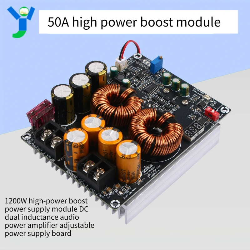 SOTAMIA 1200 واط 50A عالية الحالي دفعة وحدة إمداد الطاقة تيار مستمر المزدوج الحث الصوت مكبر للصوت المنزلية قابل للتعديل مجلس الطاقة