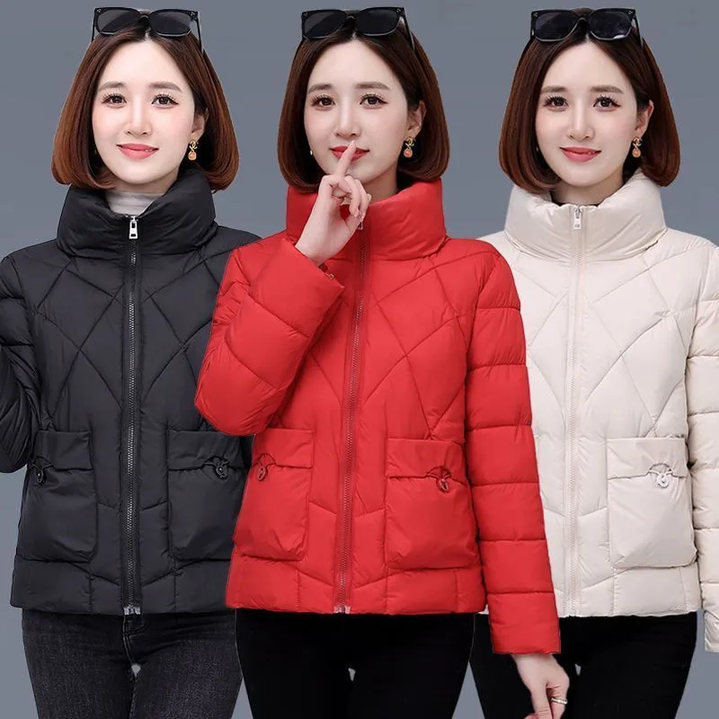

Clearance Cotton-padded Women's Clothing 2025 Winter New Female Latest Coat Explosions Short Slim Down Cotton Jacket Jacket