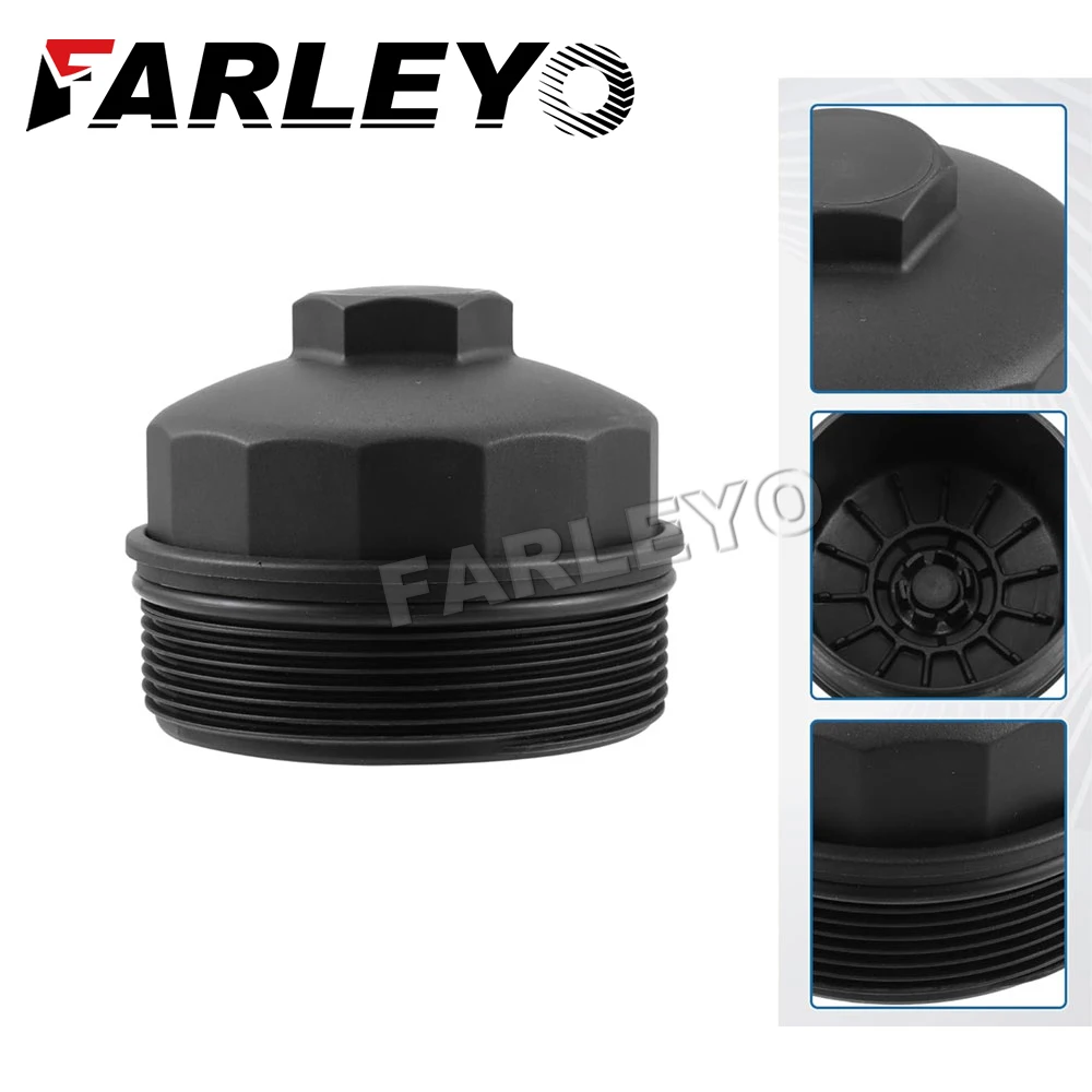 Farleyo – couvercle de boîtier de filtre à huile, ensemble pour BMW série 5 7 8 X5 Z8 Roadster 535i 730i 735i 840i E39 E32 E31, 11421736674