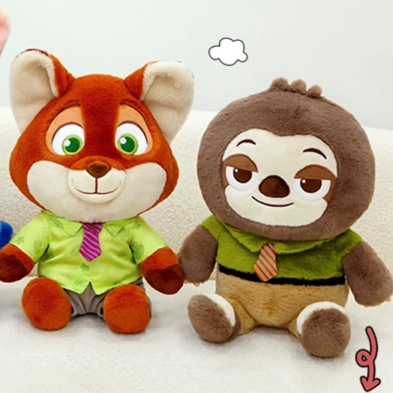 

Zootopia 38 см плюшевая кукла игрушка Дисней милое моделирование молния Ник счастливая кукла офис обучение сопровождающая подушка украшения подарки