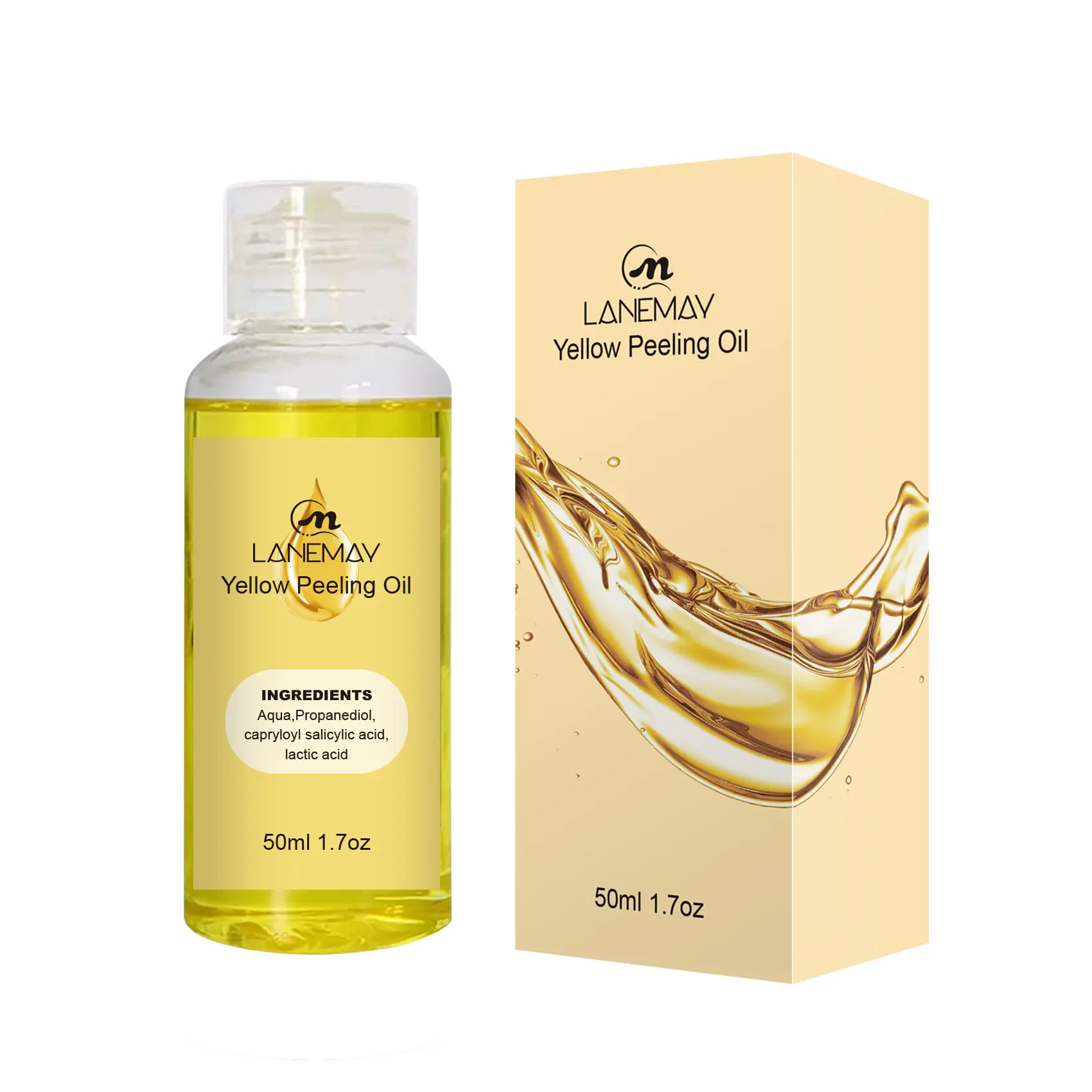 Yellow Peeling Oil Dark Skin Remove Arm Knee Legs Melanin Whiten Serum Body Brighten Scrub Exfoliating Dead korean Skin Care