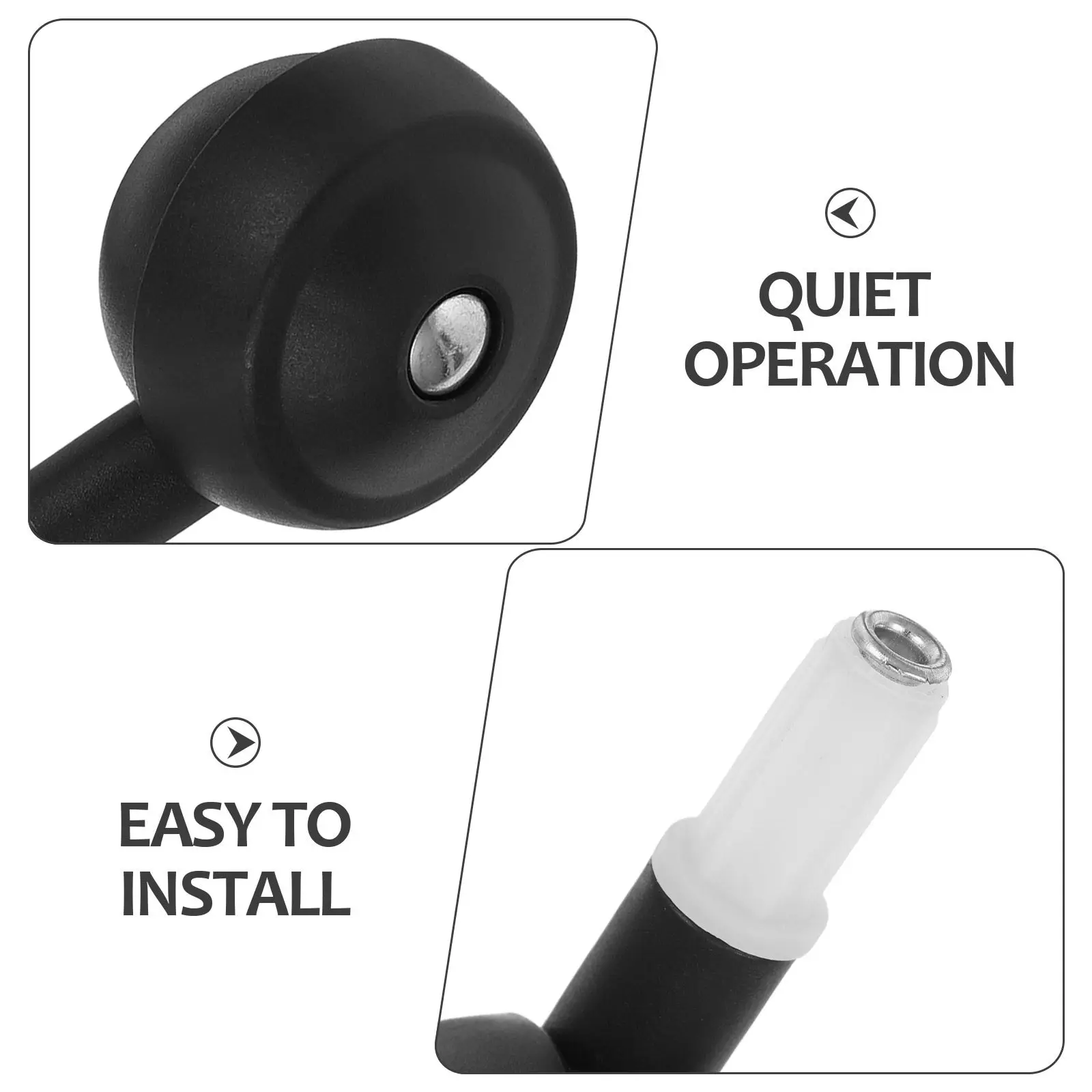 4Pcs Walker Replacement Wheels Universal Plastic Casters Quiet Detachable for Strollers Walkers Furniture Mobility Parts