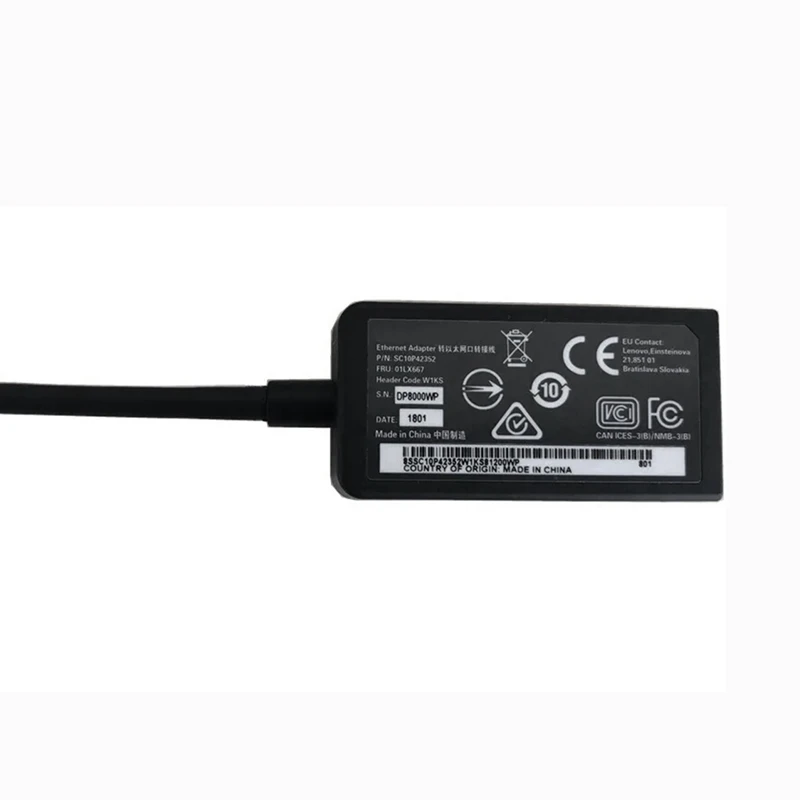 محول إيثرنت RJ45 لـ Lenovo Thinkpad ، استبدال كابل Dongle ، X280 ، X390 ، X390 ، اليوغا ، X395 ، X1 ، 4th ، 5Th Gen