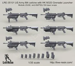 1:35 Scale Die-cast Resin Special Forces Soldier Weapon Accessories Scene Needs To Be Assembled And Colored By Yourself