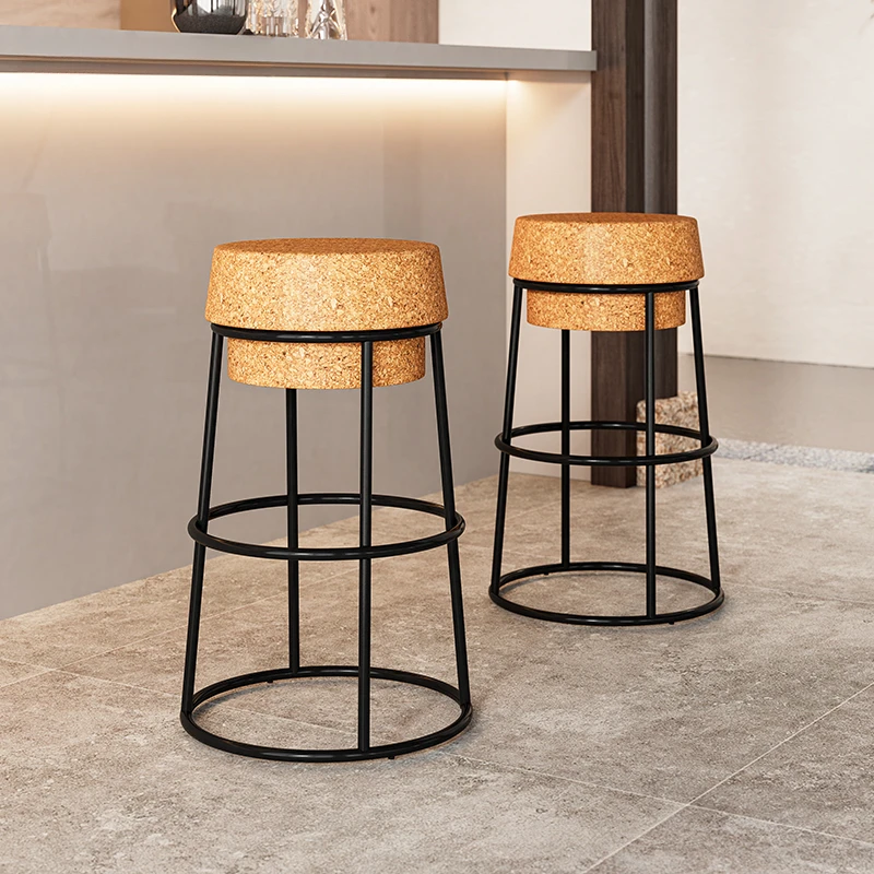 

Modern Design Bar Stools Nordic Minimalist Bar Stools Ergonomic Party Bar Chairs Industrial Iron Unique Sillas De home Furniture