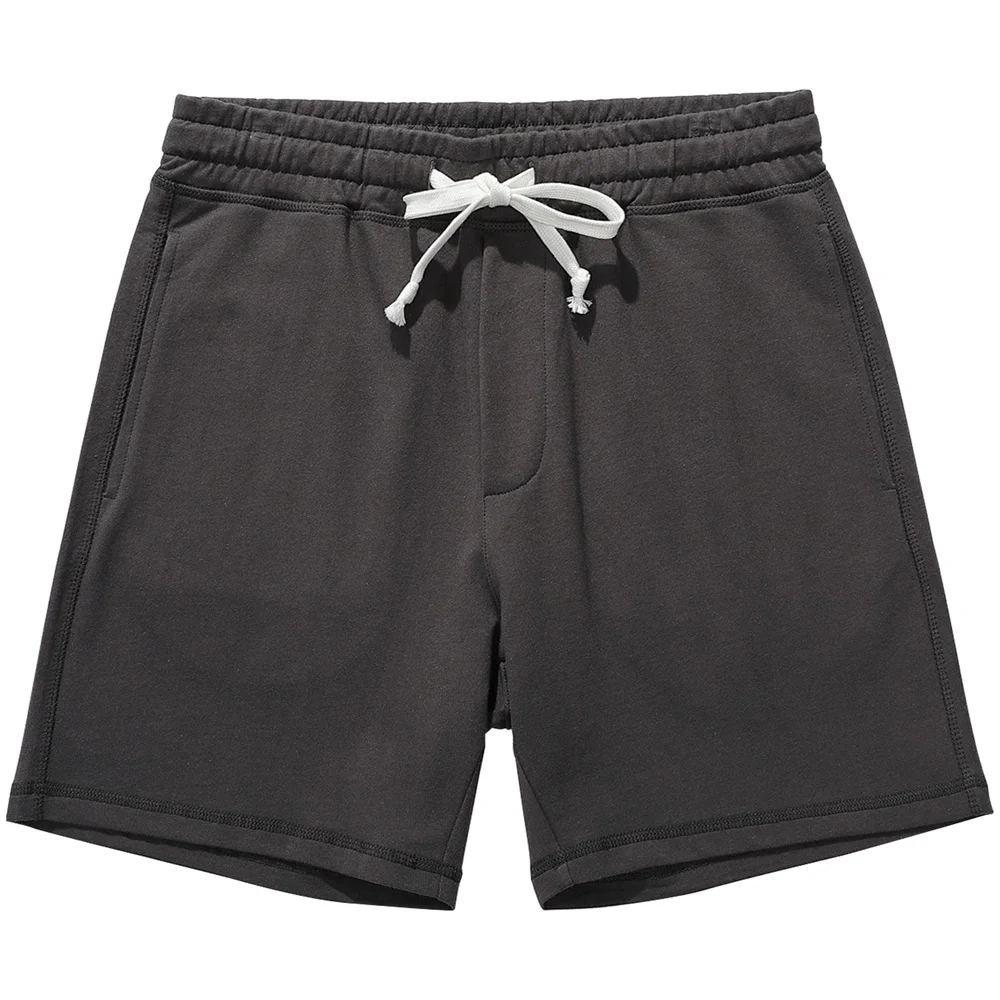 Akkad Kuti-Shorts d\'entraînement athlétiques décontractés pour hommes, taille élastique, entrejambe de 5 pouces, 100% coton, super shorts avec