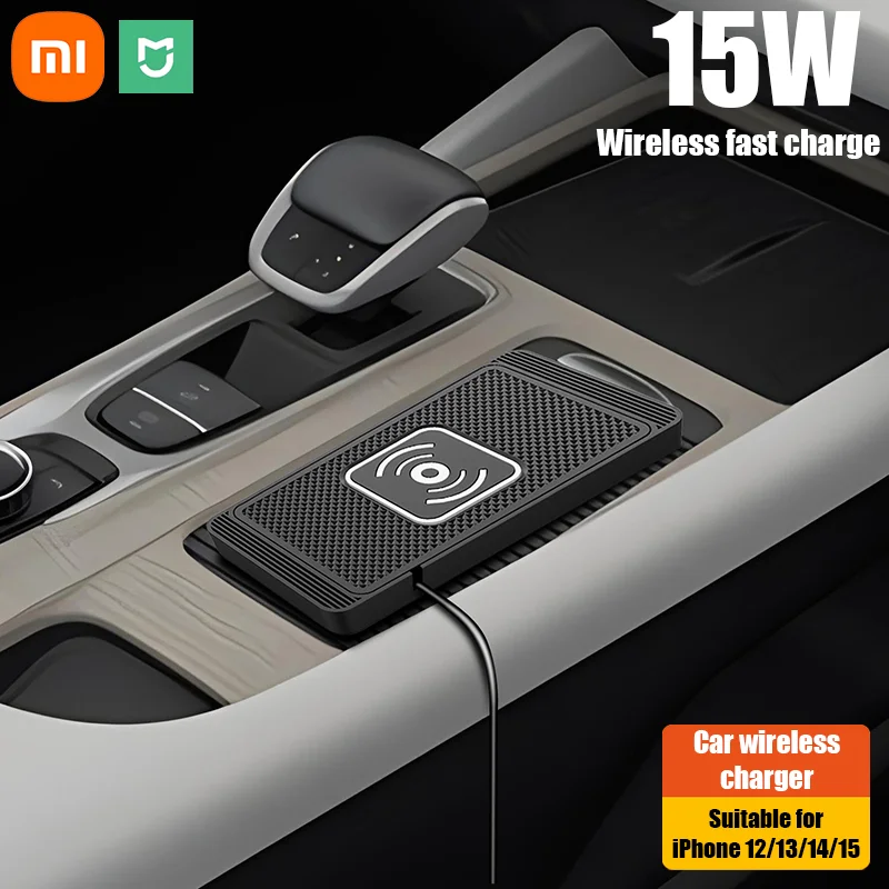 Xiaomi MIJIA Car Wireless Charger 15W Intelligent Automatic Induction  for Huawei Apple Samsung Fast Charge