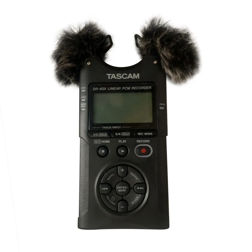 Blue Mantis Dead Cat Outdoor Artificial Fur Wind Microphone Cover Muff Windscreen  Shield For Tascam DR07 DR40X X6 X8 Pop Plite