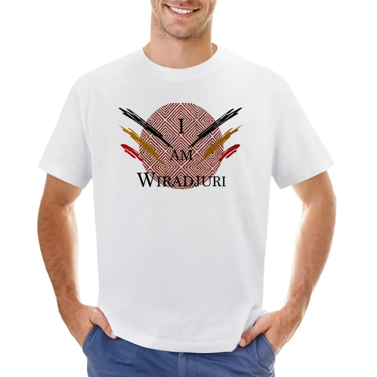 I am Wiradjuri T-Shirt korean fashion cute clothes vintage black t-shirts for men