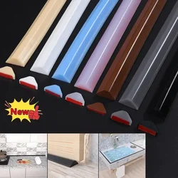 New Self-adhesive Bathroom Water Retaining Strip Countertop Water Stopper Bendable Dry Wet Separation Blocker Shower Barrier Dam