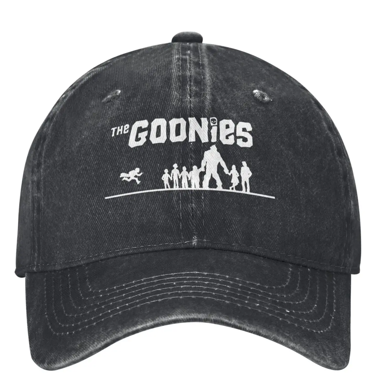 

The Goonies Logo Denim Baseball Cap Classic Movie Tennis Skate Trucker Dad Hat Summer Unisex Men Stylish Sun Visors Baseball Cap