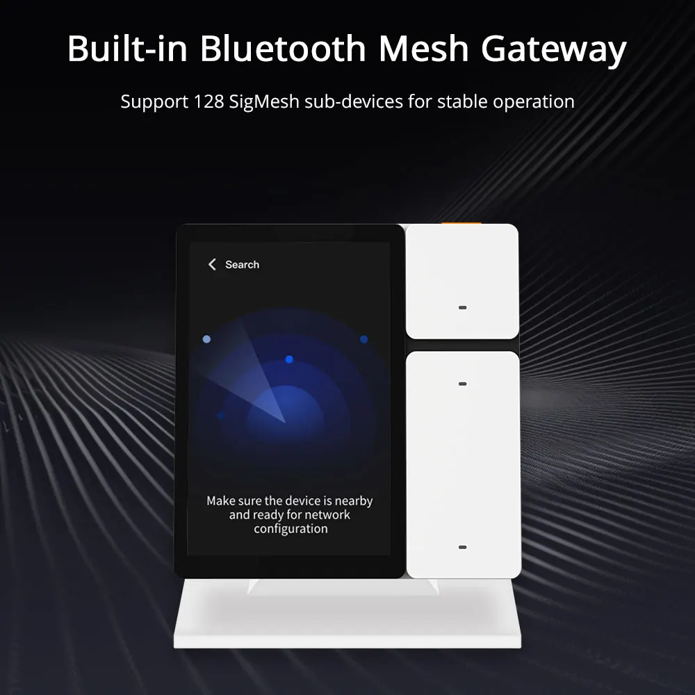 Zemismart 3.5 بوصة لوحة تحكم مركزية ذكية تعمل مع Tuya المدمج في BLE Sig Mesh IR التحكم شاشة تعمل باللمس تأتي مع قاعدة المكونات